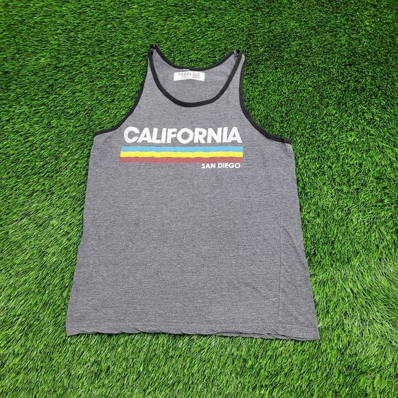 Vintage San-Diego Tank-Top Small 18x26 Y2K Gray - Picture 1 of 10